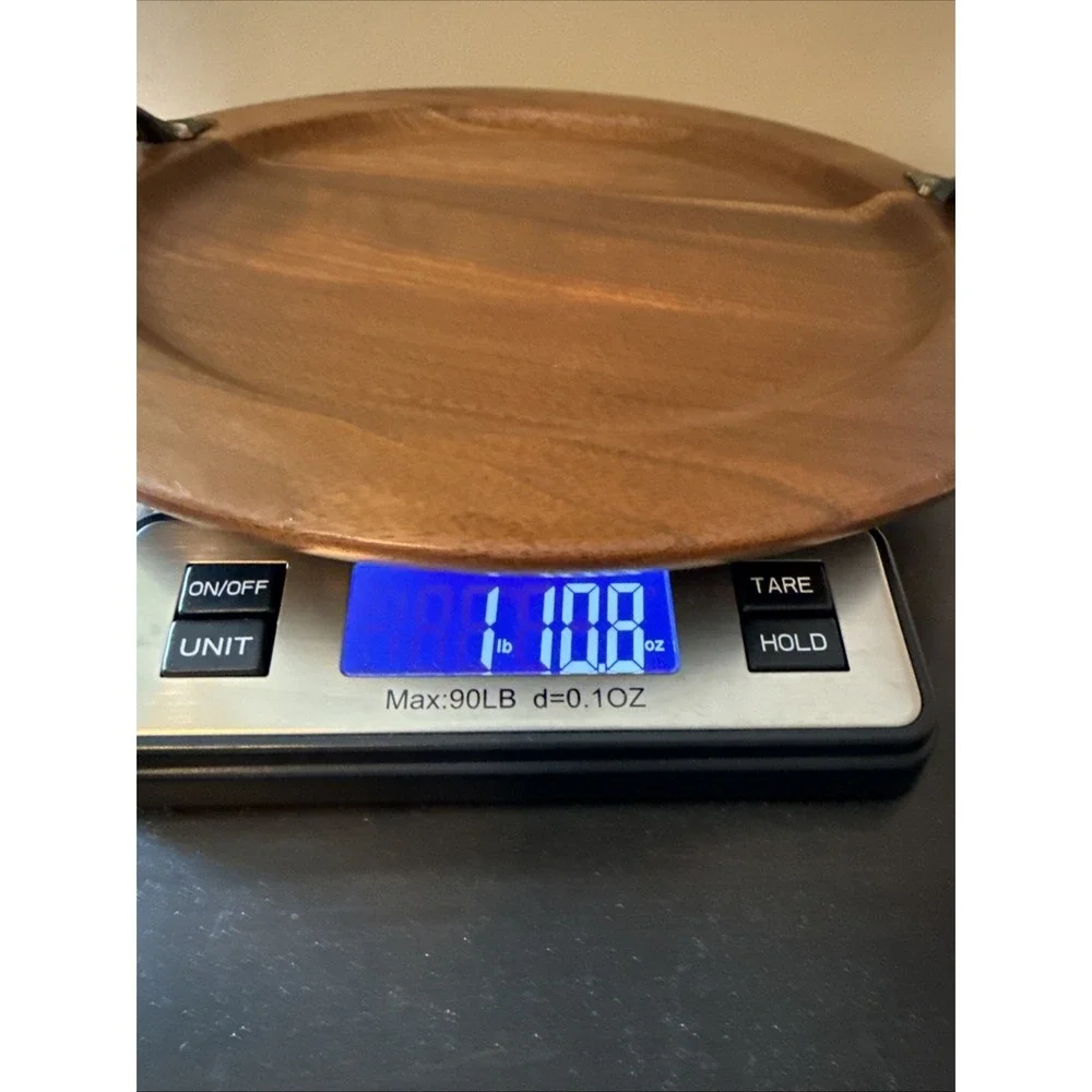 VTG Ozark Black Walnut Serving Plate with Handles 12